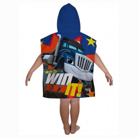Blaze & The Monster Machines Hooded Towel Poncho Extra Image 1